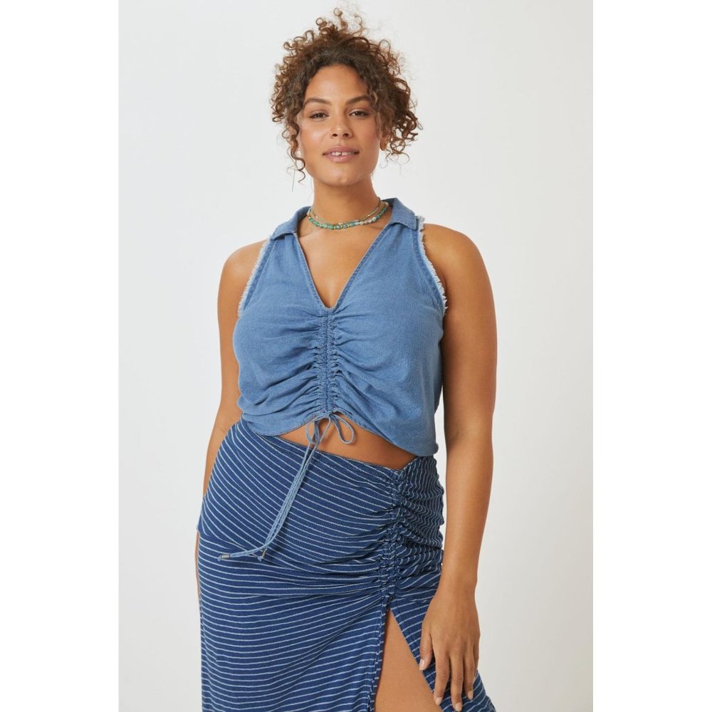 Anthropologie Pilcro Denim Tank
